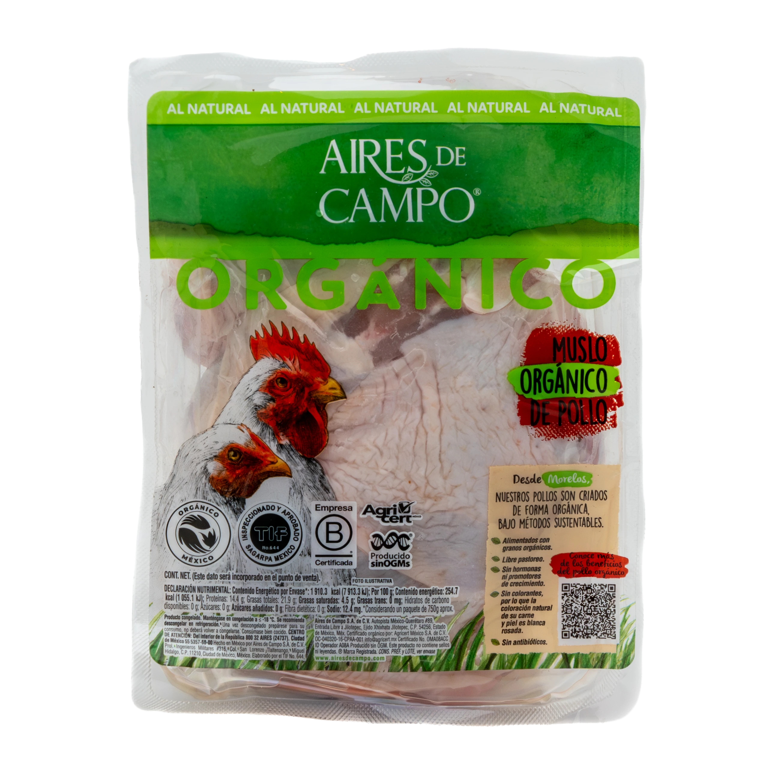 Muslos Org&aacute;nicos de Pollo