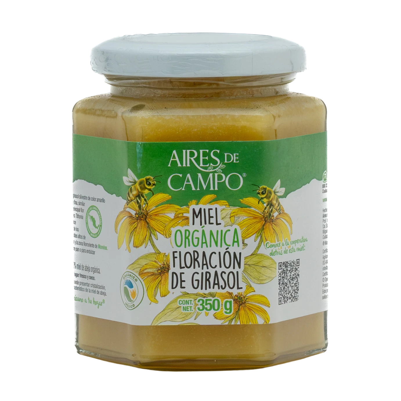 Miel Org&aacute;nica Floraci&oacute;n de Girasol
